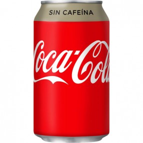 COCA COLA sin cafeina lata 33 cl